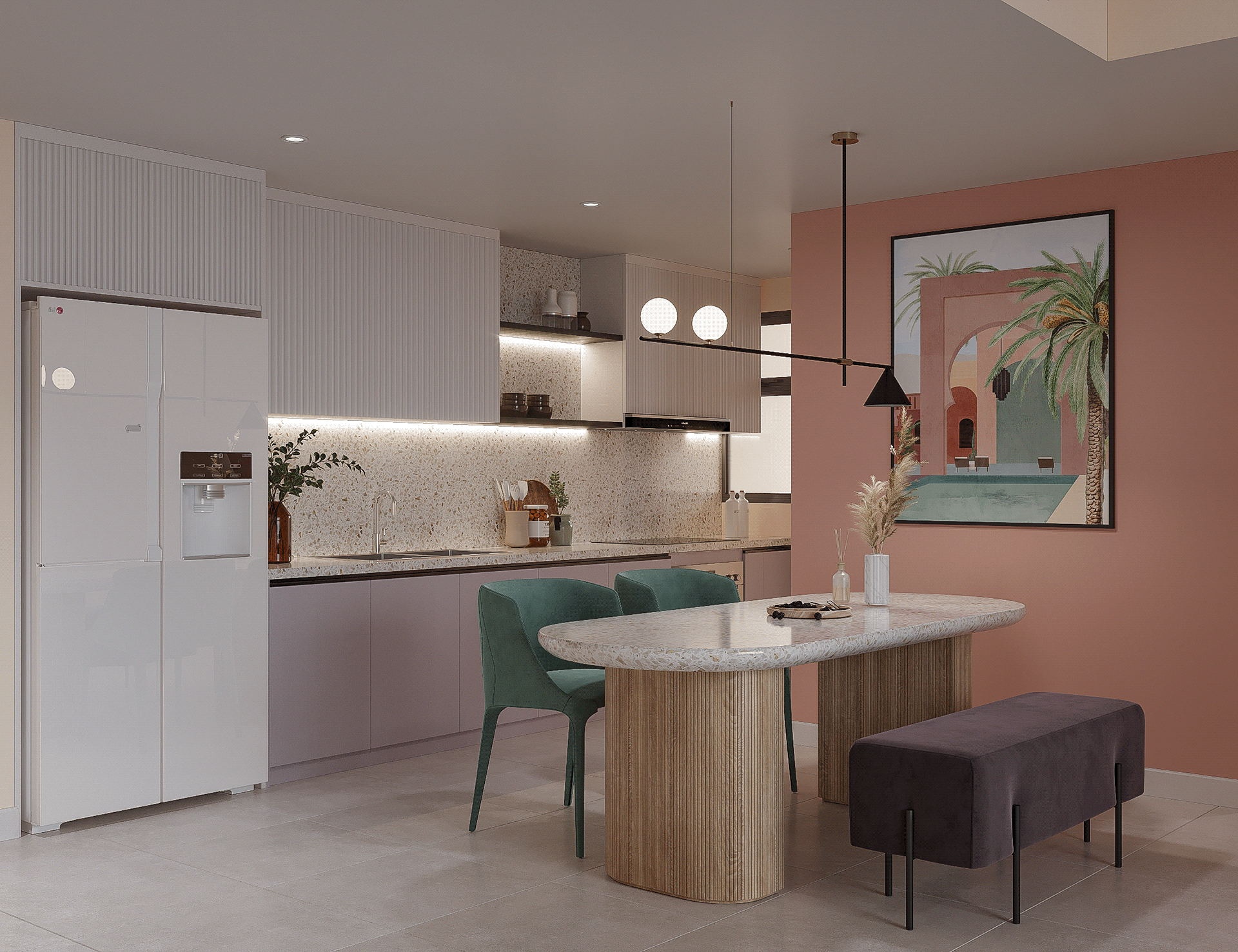 糖果色系公寓 充满活力的空间-12