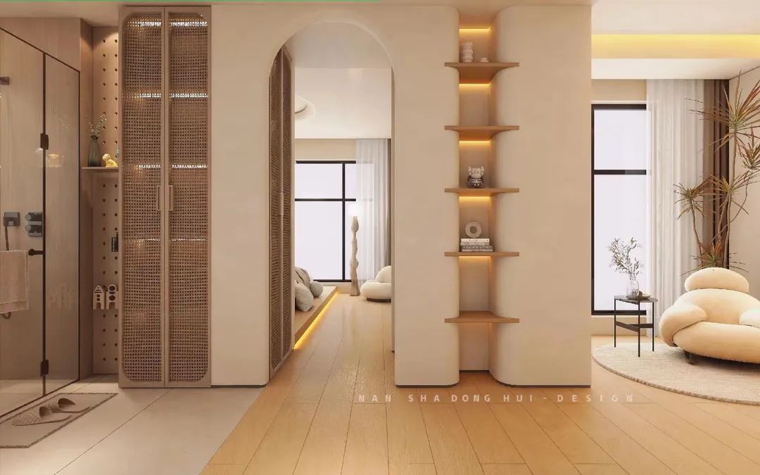 日出暖宅 · 简约法式风格空间设计丨南厦东辉设计-28