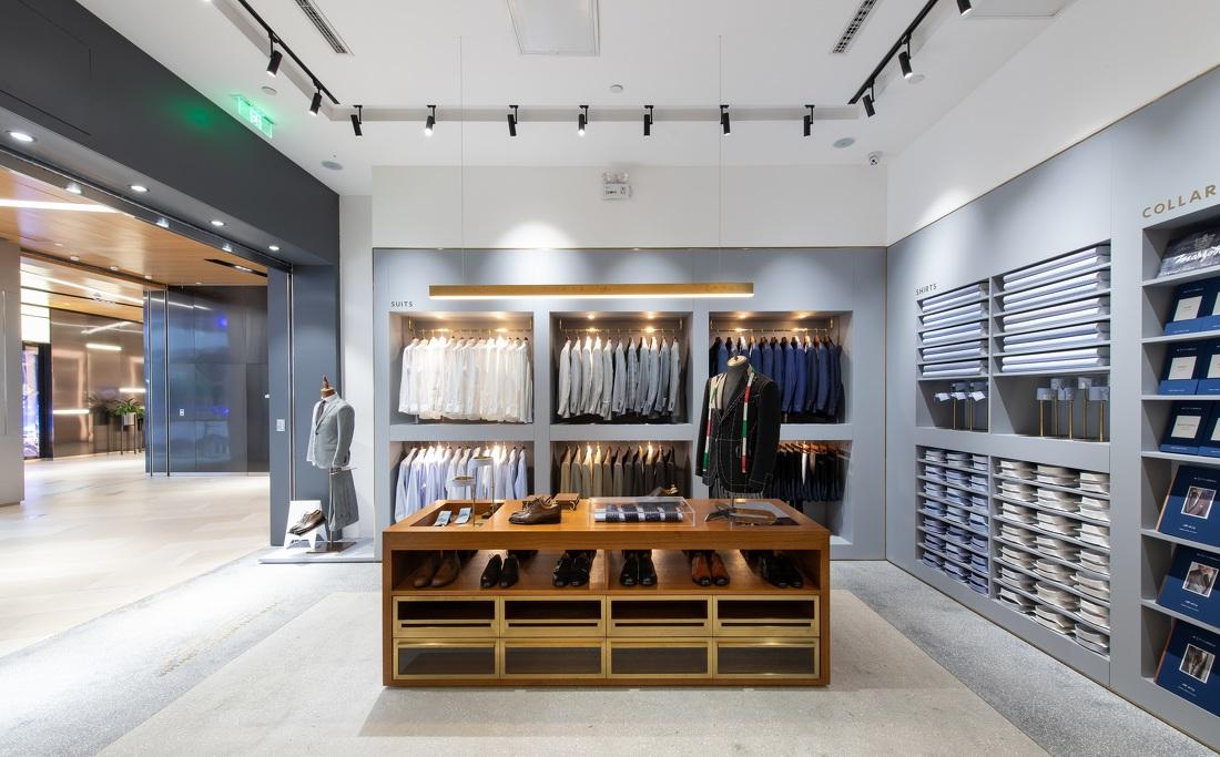 北京安贞门 70 平米现代西装店设计 | 定制展示与空间互动-0