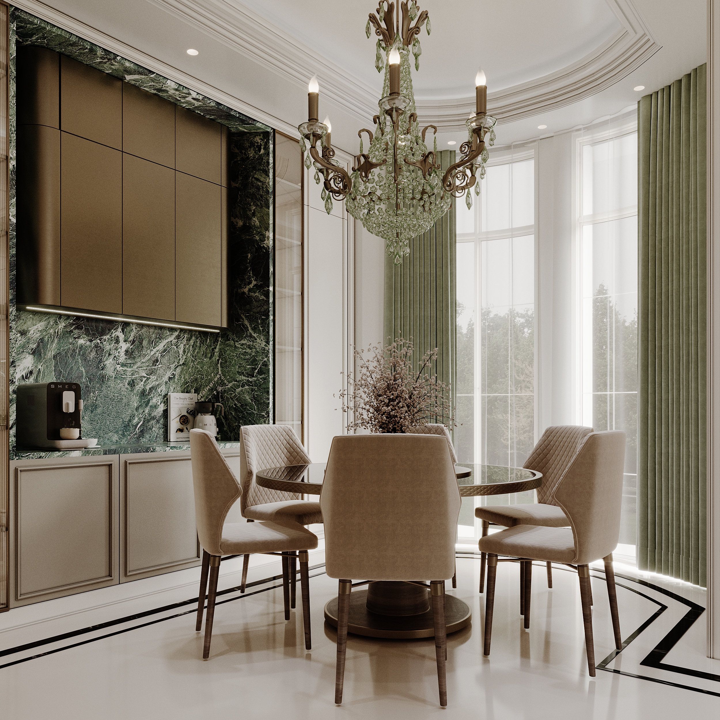 Luxury Neoclassic Kitchen-9