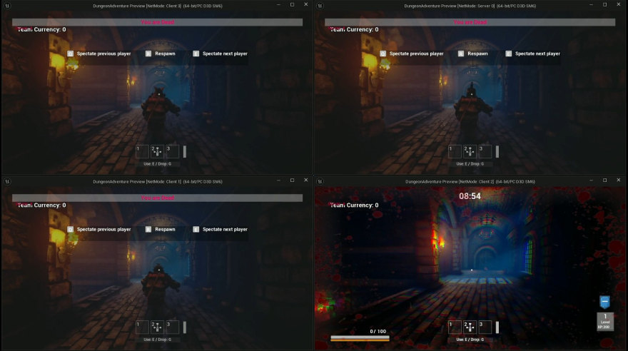 Multiplayer Dungeon | Gameplay Systems & Replication-9