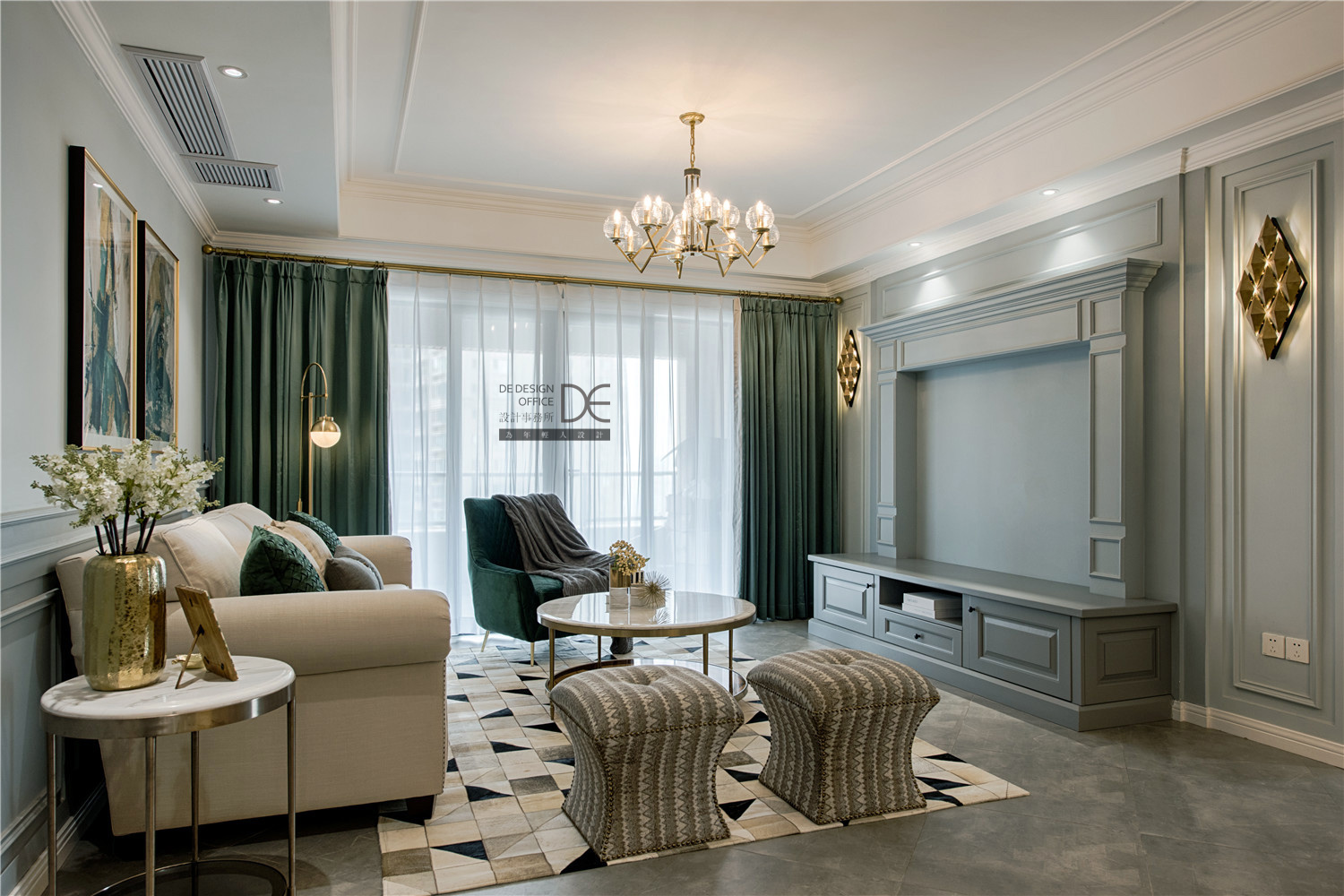 江与城千山万树·美式风格家居设计案例-27