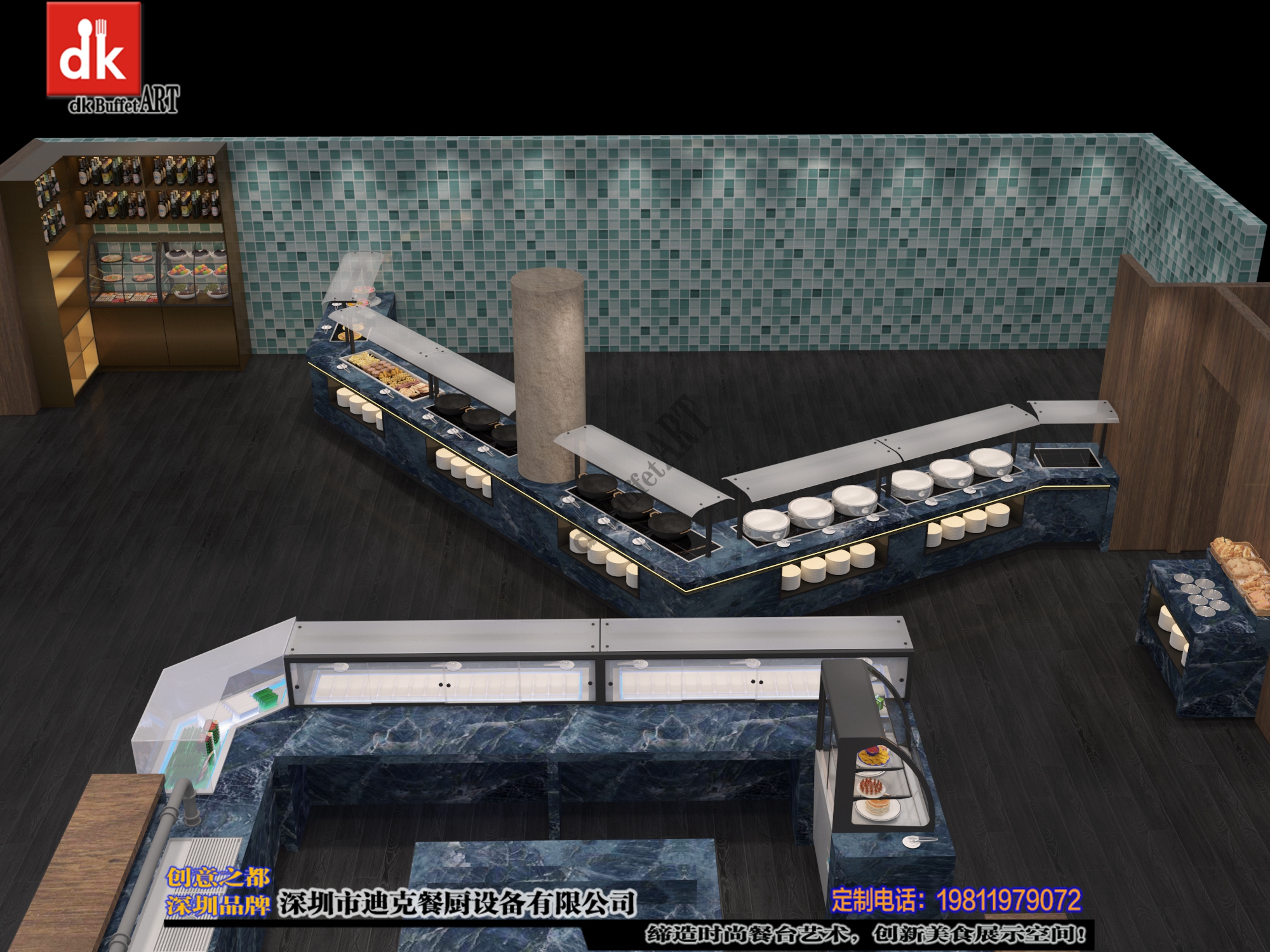 韩式烤肉餐厅设计案例-6