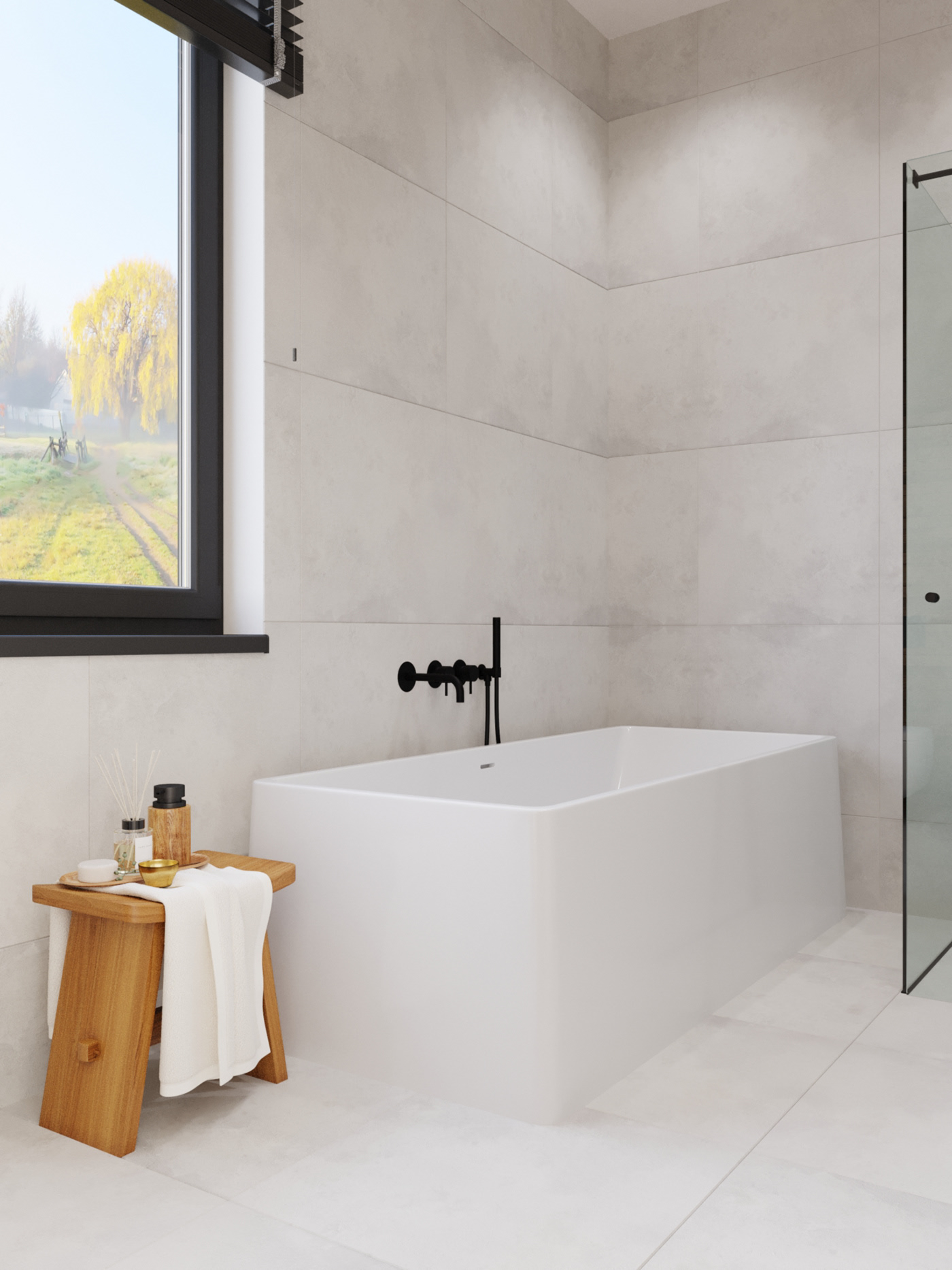 原木与绿色打造清新舒适居住空间-27