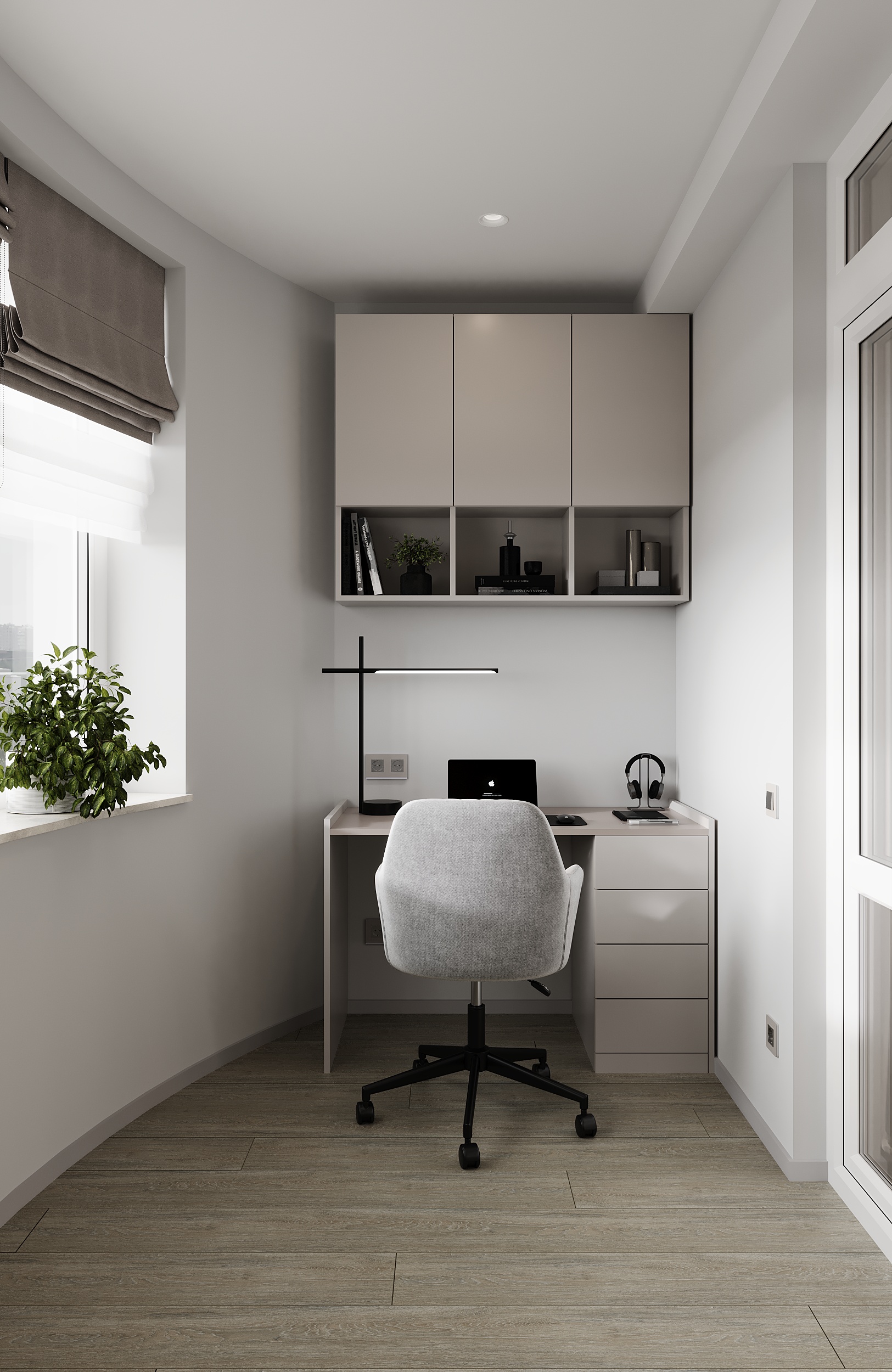 Contemporary 3-Room Apartment | Interior Visualization-22