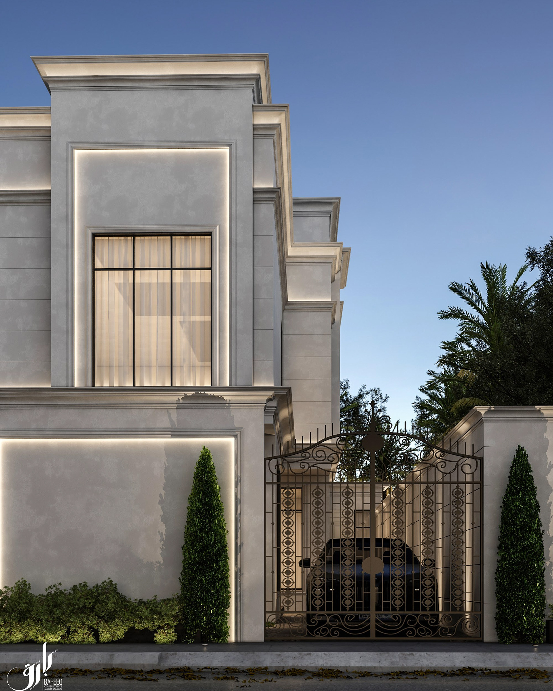 KSA 别墅项目的新外观施工图丨Bariq Consultants-16