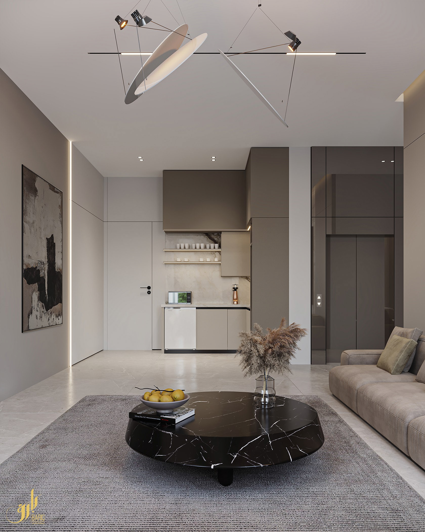 A·A 现代别墅室内设计丨沙特阿拉伯丨Bariq Consultants-54