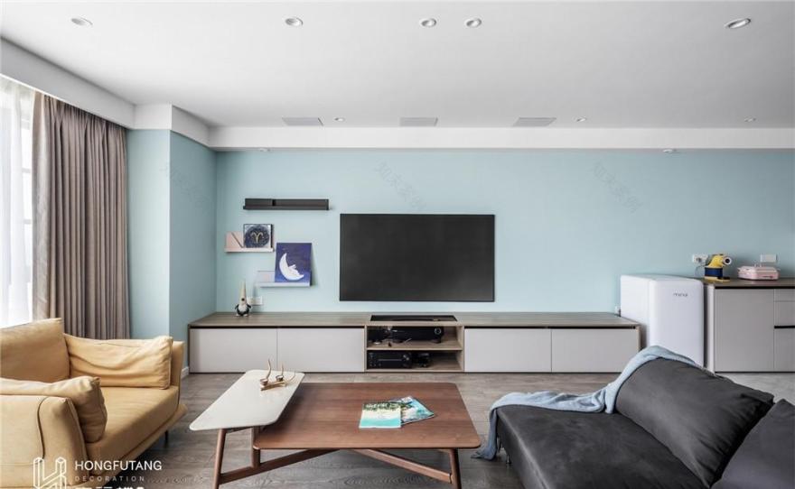 海洋风情蓝调生活·温馨宜居的海岸之家-2