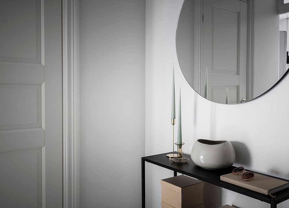 北欧风格清新公寓,色彩碰撞的宁静空间-28