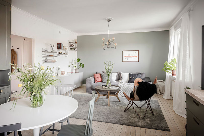 绿色乡村氛围的哥德堡公寓设计-2