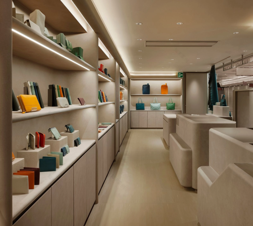 Unimall “柔软风” 包具概念店设计-14