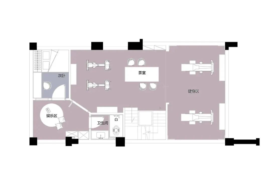 重庆渝北区现代法式别墅设计丨中国重庆丨恺悦陈设,KD室内设计第一设计中心-23