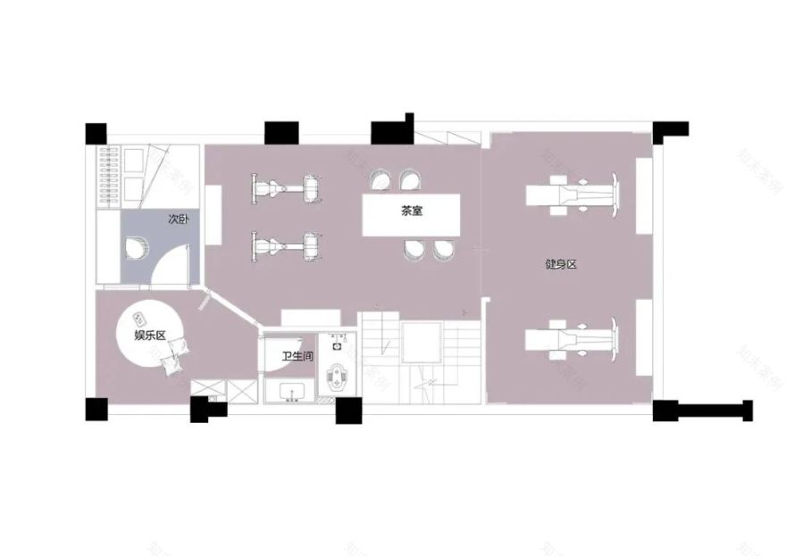 重庆渝北区现代法式别墅设计丨中国重庆丨恺悦陈设,KD室内设计第一设计中心-23