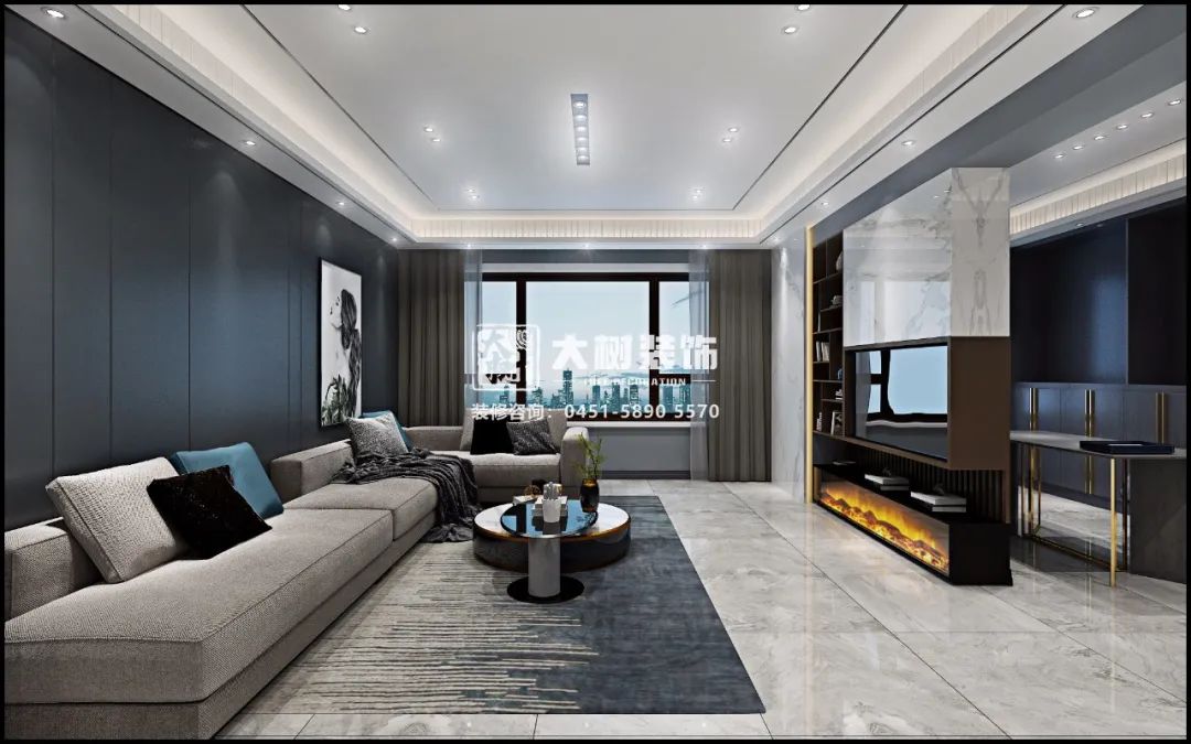 观澜居 | 现代简约,空间纯粹而不繁复-15