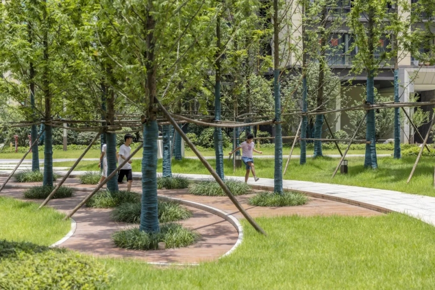 常德汇景中央广场住宅景观丨中国常德丨上禾景观设计-27