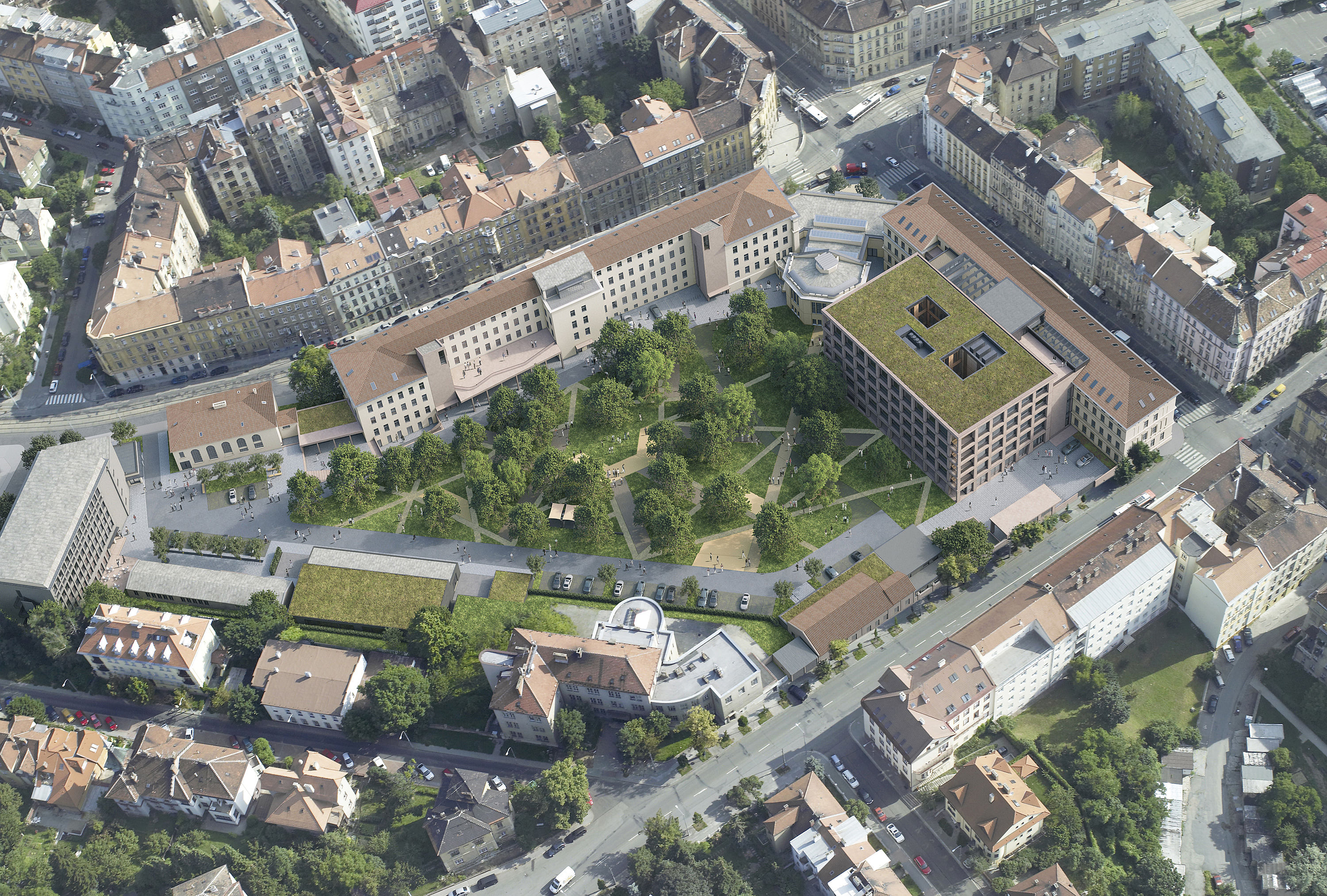 布尔诺工业大学新艺术与建筑校区丨捷克丨Feilden+Mawson的FAM Architekti工作室-11