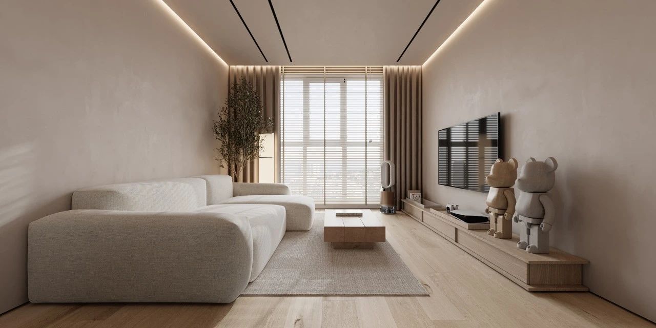 原木系奶油风空间设计-8