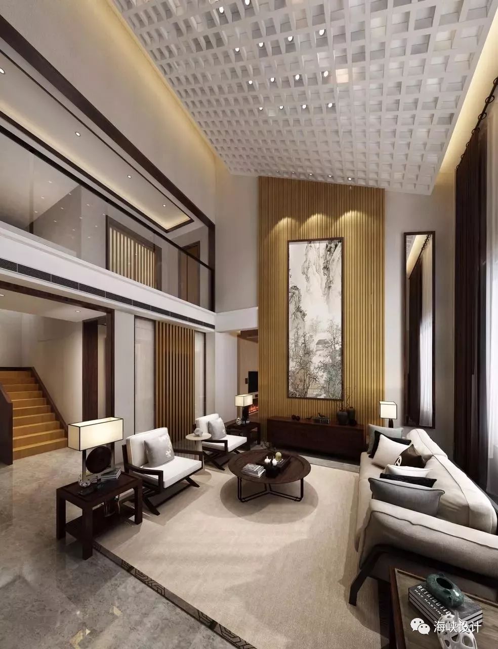 洪斌设计 | 现代港式风格与新中式韵味的完美融合-33