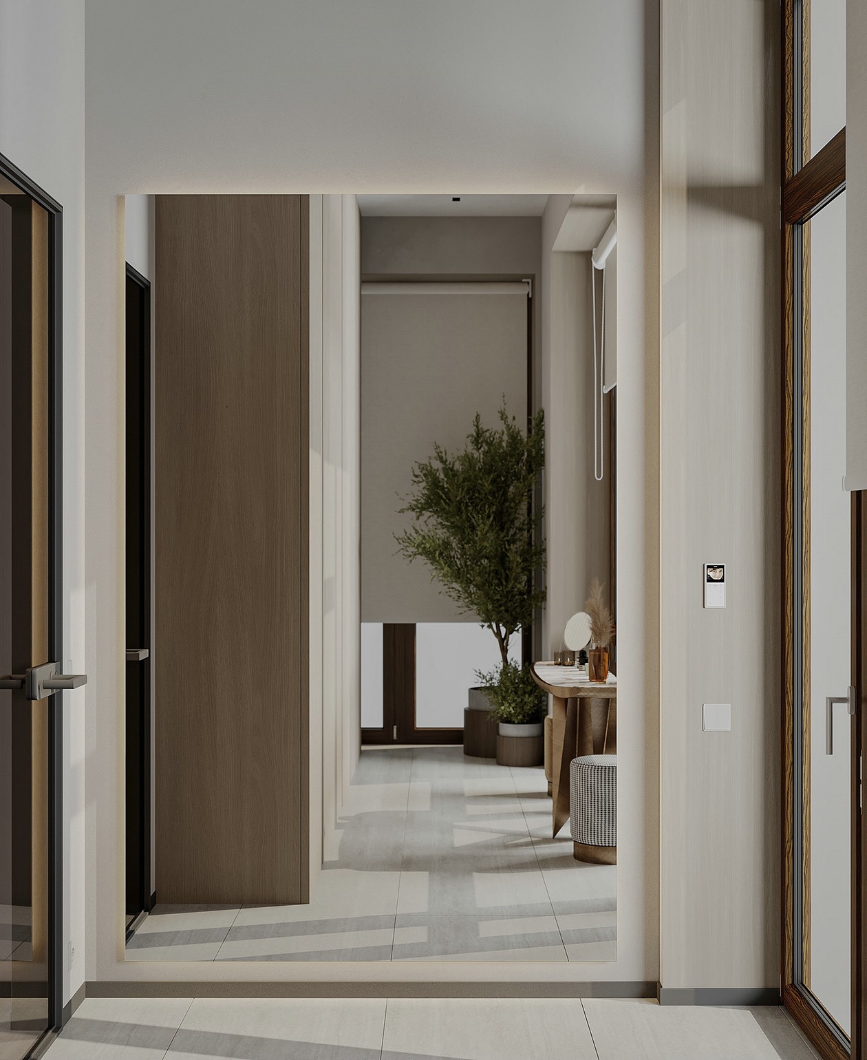 原木与灰 打造舒适有度的浪漫居地-7