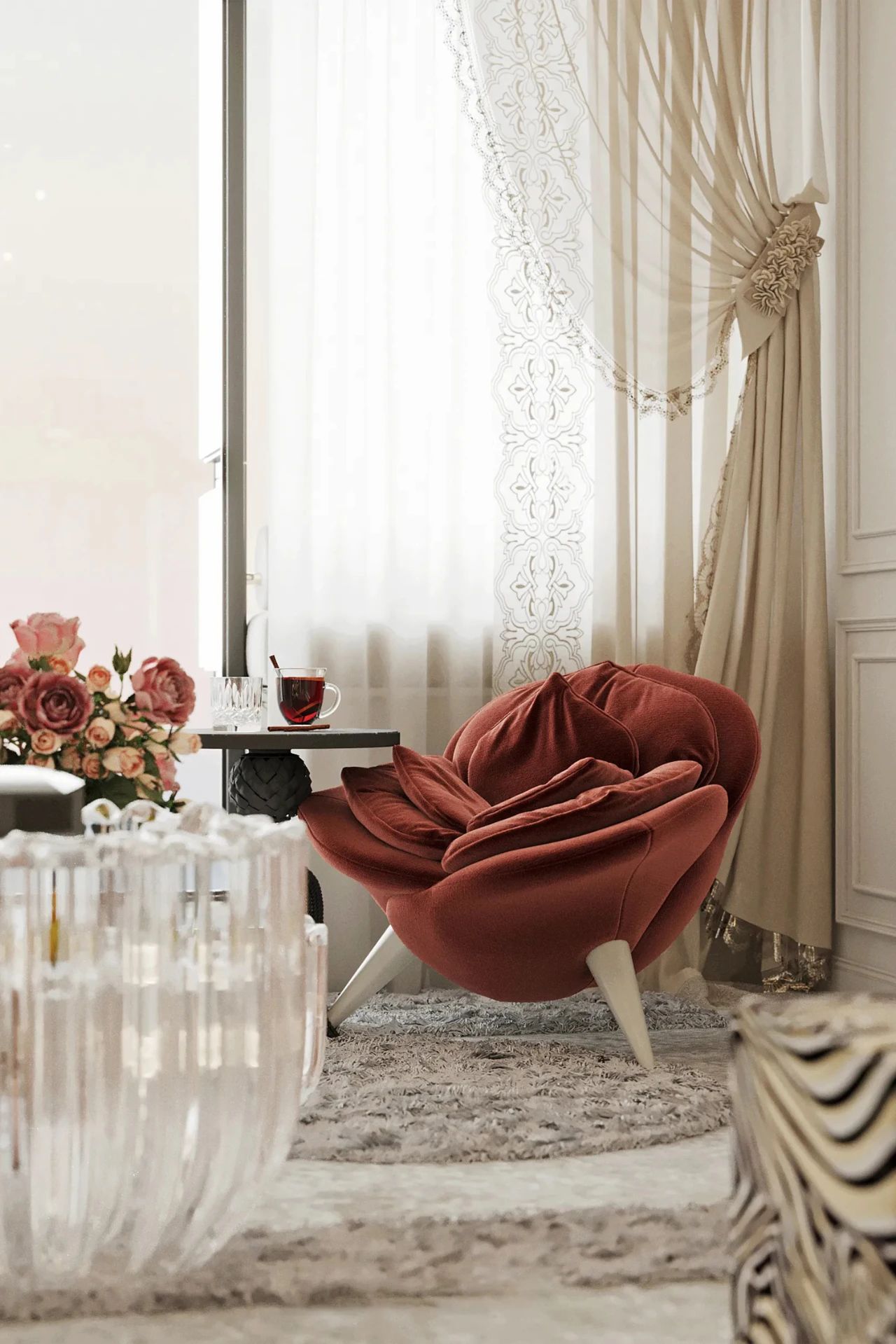 魔方空间丨上海256m²宝格丽公寓丨中国上海丨魔方空间设计-6