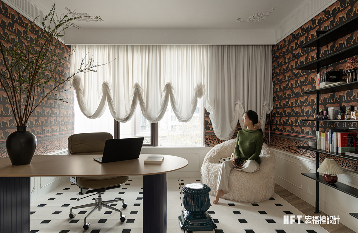 法式混搭住宅设计丨中国成都丨成都宏福樘设计-50