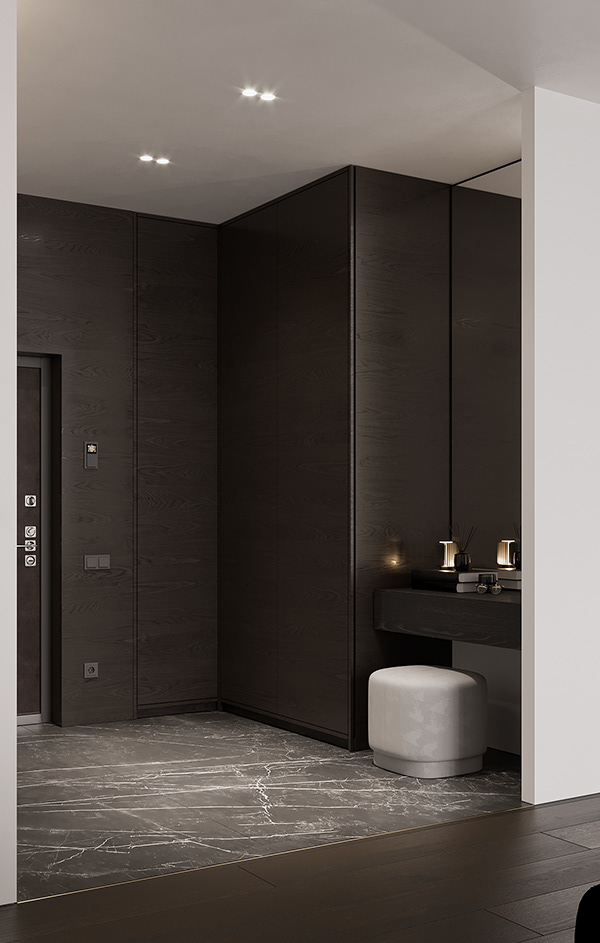 高级黑+简洁白 温和纯粹，回归空间的素净情怀-2