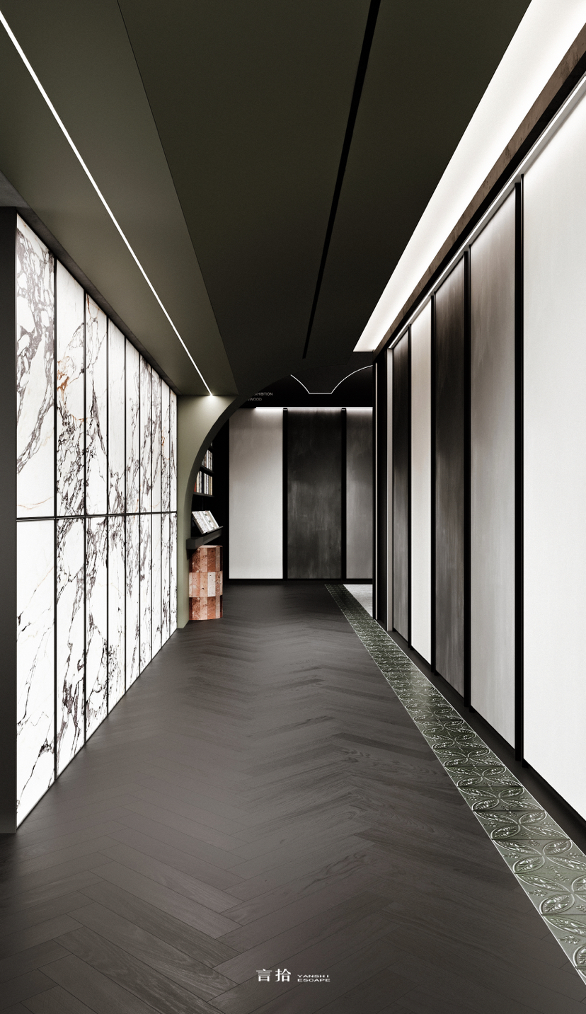 兰博基尼岩板展厅渲染-9