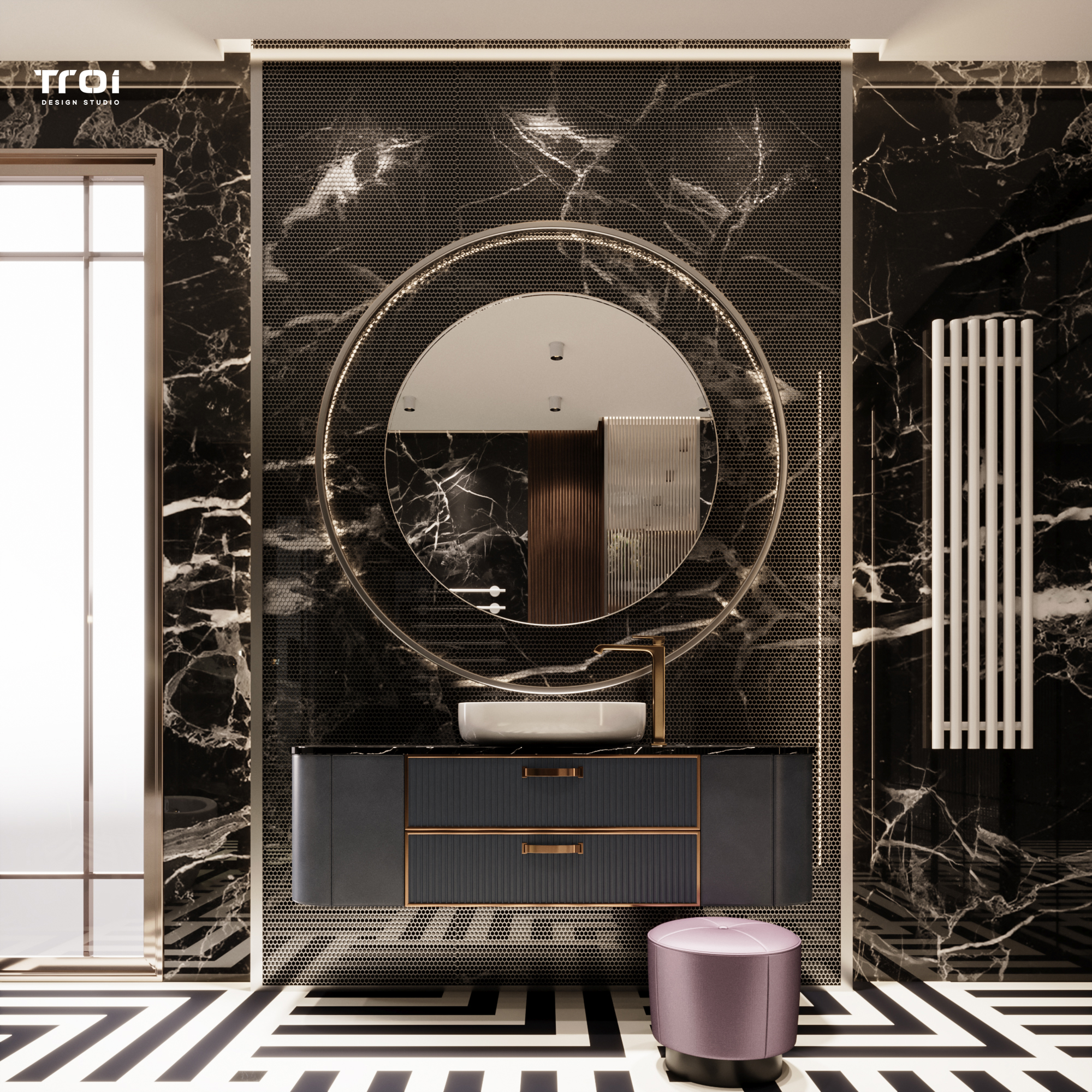 豪华浴室丨Troi Design Studio-15