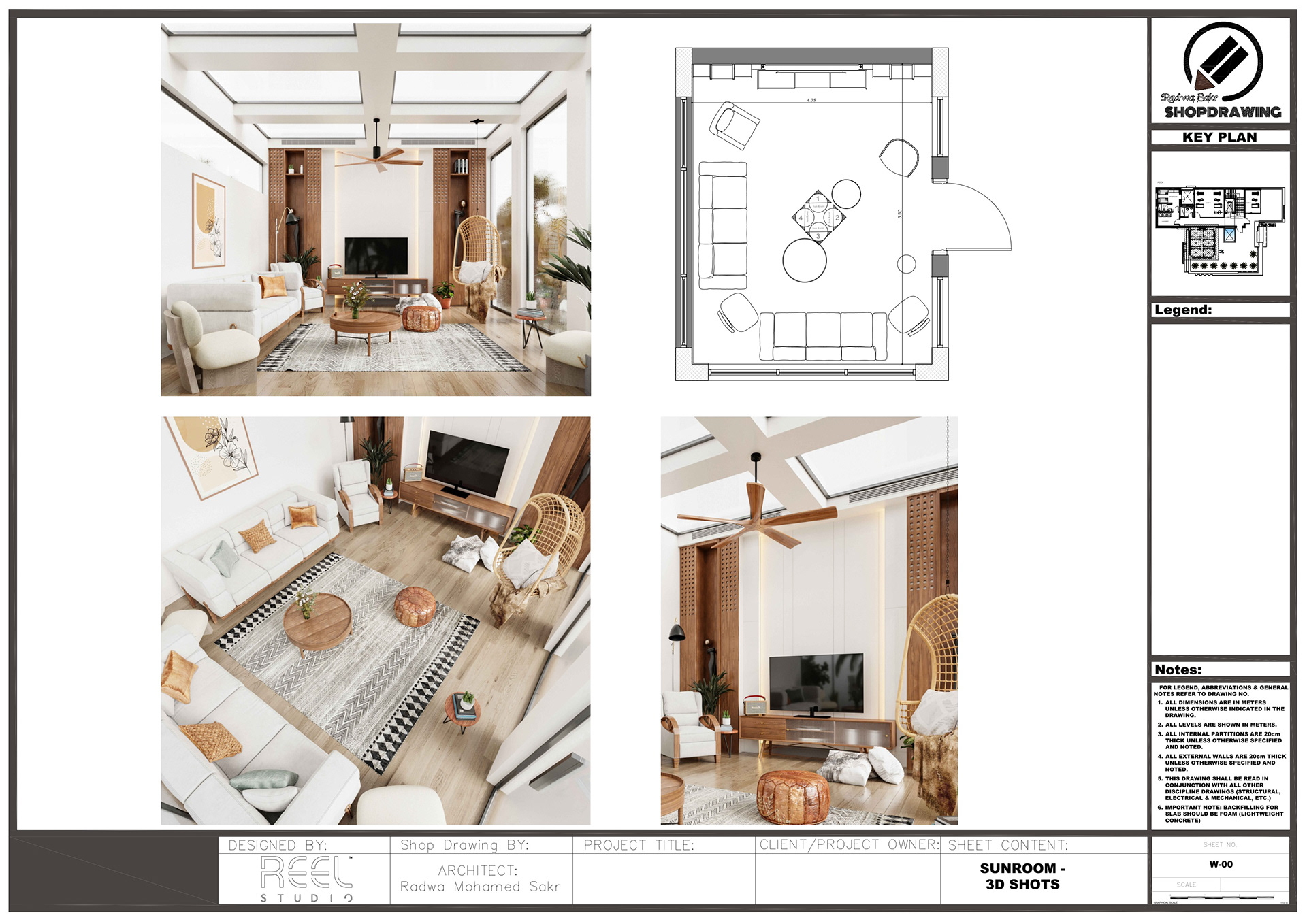 Shop Drawing For Sun Room-8