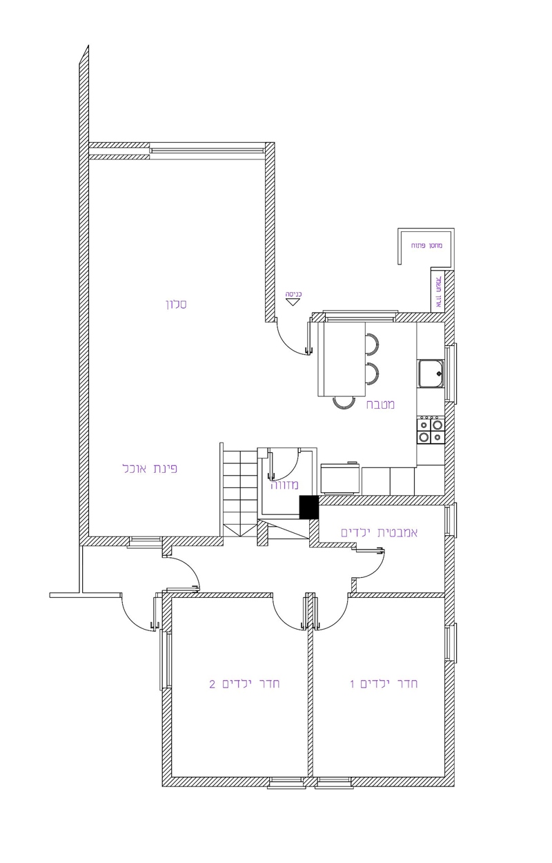 成年子女住宅重新设计打造私密空间项目丨以色列丨西格·菲尔德·利博维茨  SI DESIGN-41