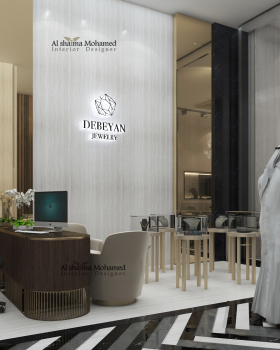 DEBEYAN 珠宝店设计丨沙特阿拉伯丨Al shayma Mohamed Ahmed