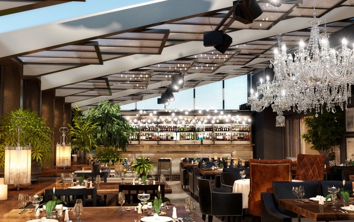 乌克兰基辅 Black Market 商务餐厅设计丨Dekart Studio,戈者设计-3