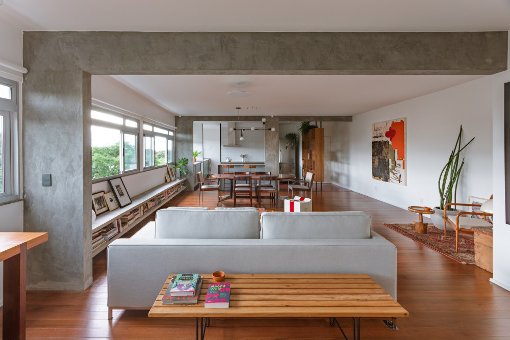 巴西维拉公寓设计 | 拆除墙壁打造开阔视野-16