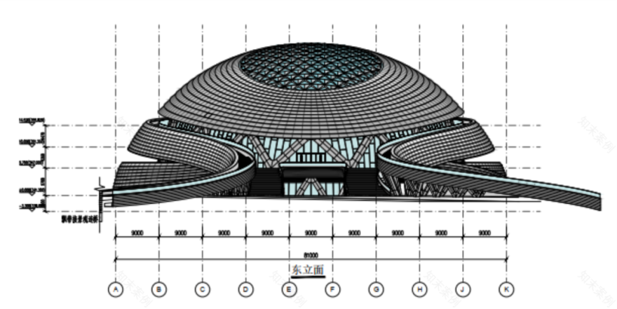 四川南充市复杂钢结构体育场馆设计丨中国南充-15