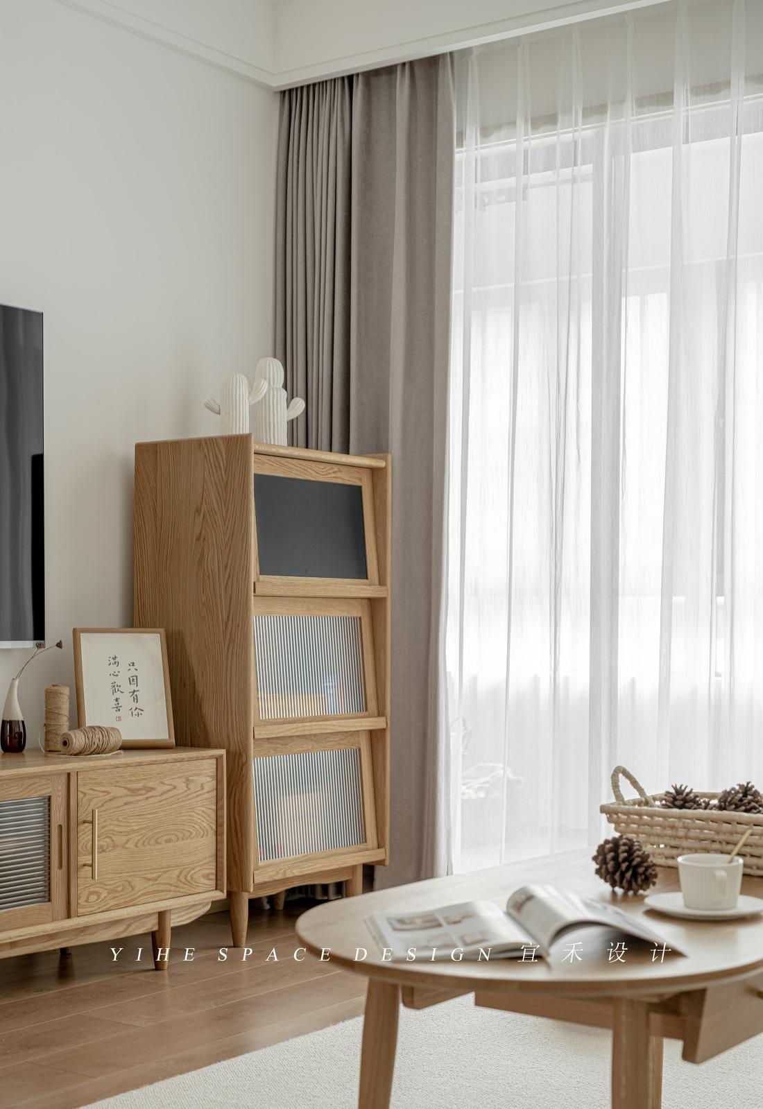 芜湖宜禾设计丨平层丨『 蜜 · 糖 』130㎡温暖日系原木-11