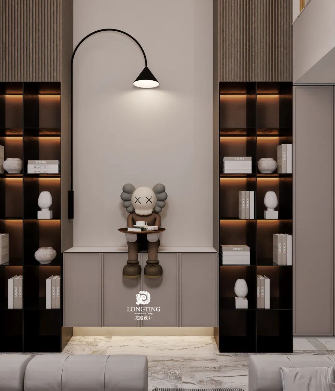 悦江南 377 方现代简约排屋设计-33