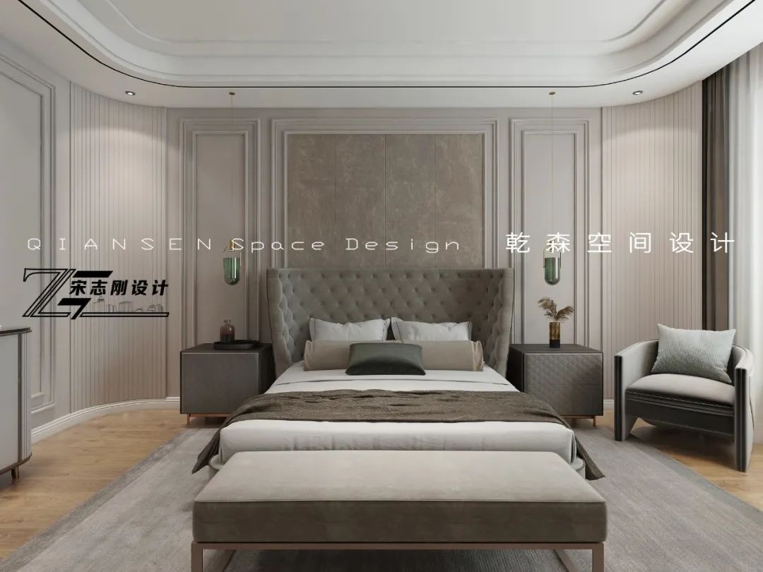 意式轻奢三江别墅丨乾森空间设计-50