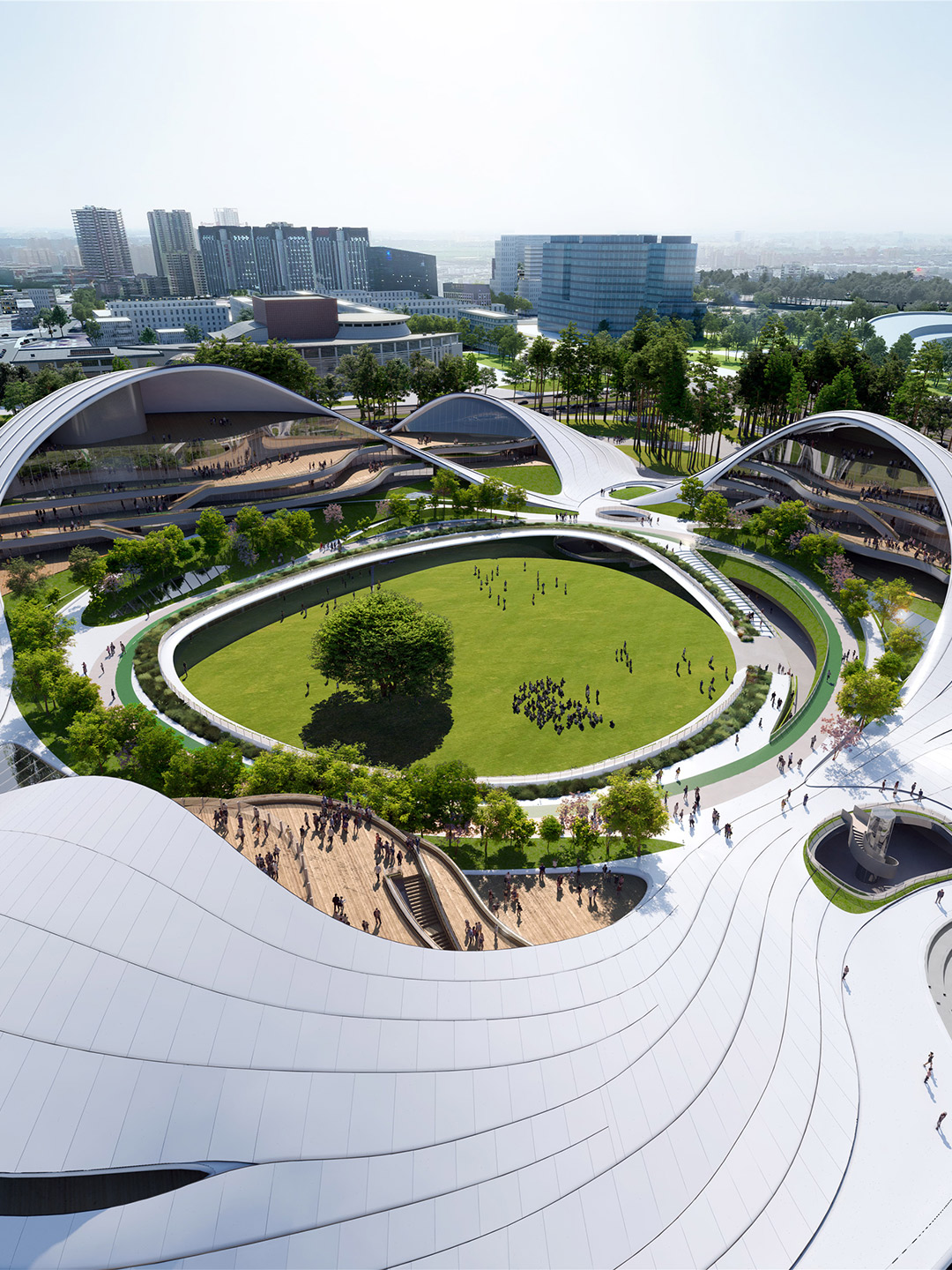 嘉兴市民中心丨中国嘉兴丨MAD建筑事务所-23