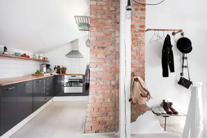 瑞典巧妙阁楼卧室设计-11