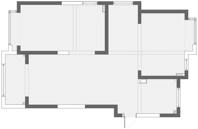 语文老师独居105㎡现代简约家：岛台餐桌、独立猫房、超大办公区-29