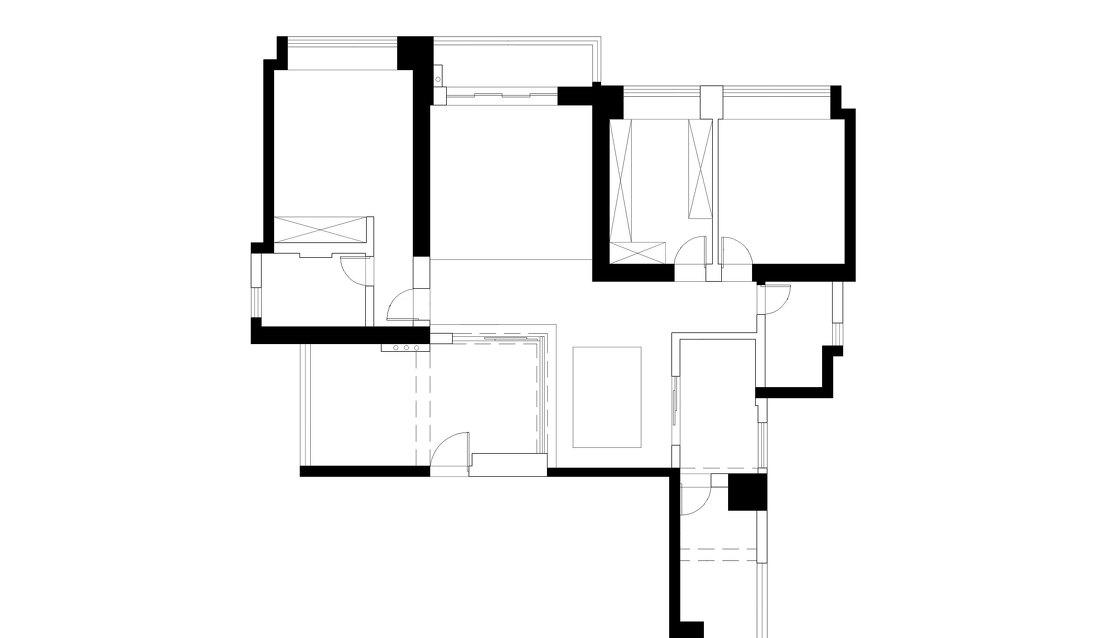 三代同堂的 135㎡四房平层设计-19