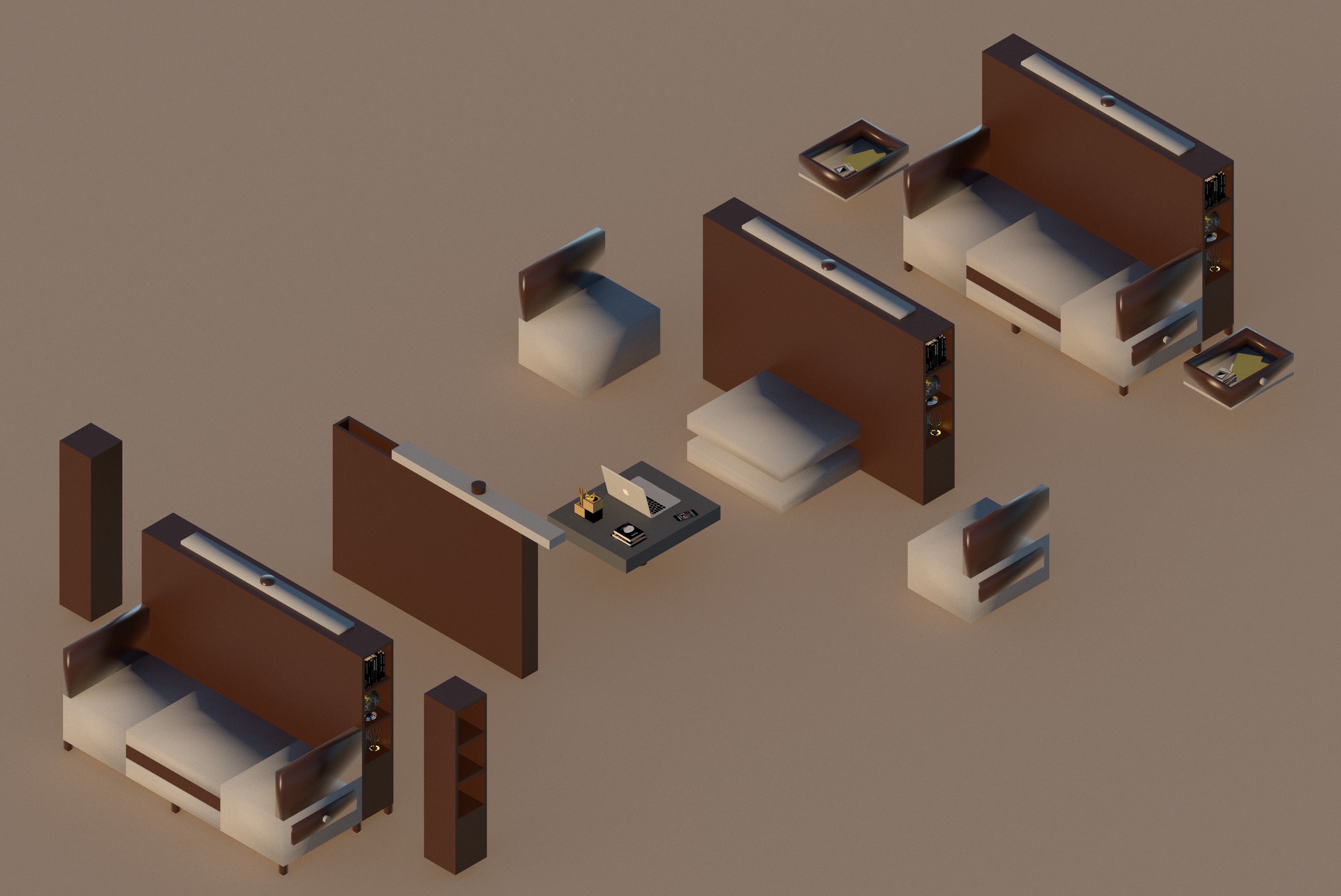 Multifunctional Sofa/Furniture/Interior design-1