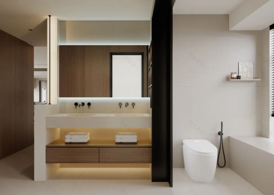 140㎡极简设计|四口之家的空间重生计划-73