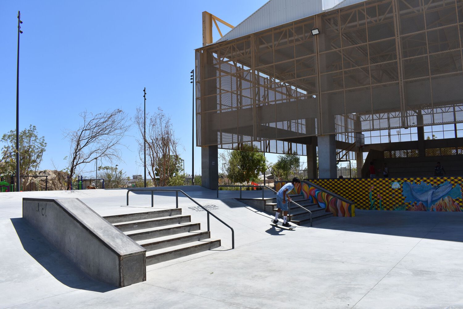 花园阴影 · 沙漠城市的公共空间基础设施丨墨西哥-42