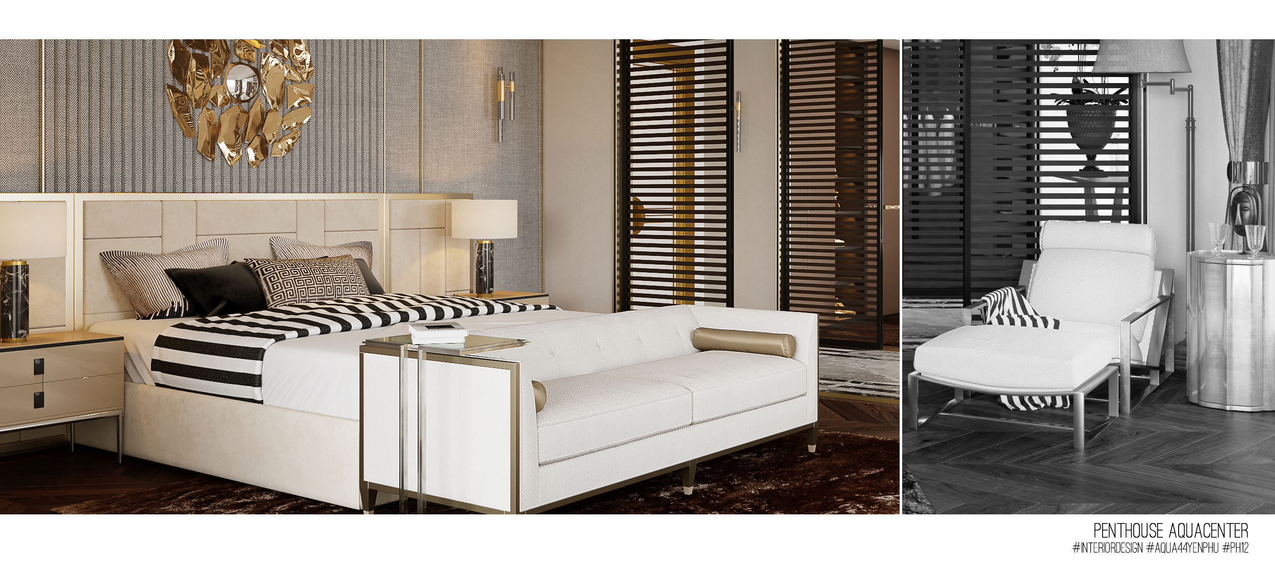 河内水中心顶层公寓丨越南河内-13