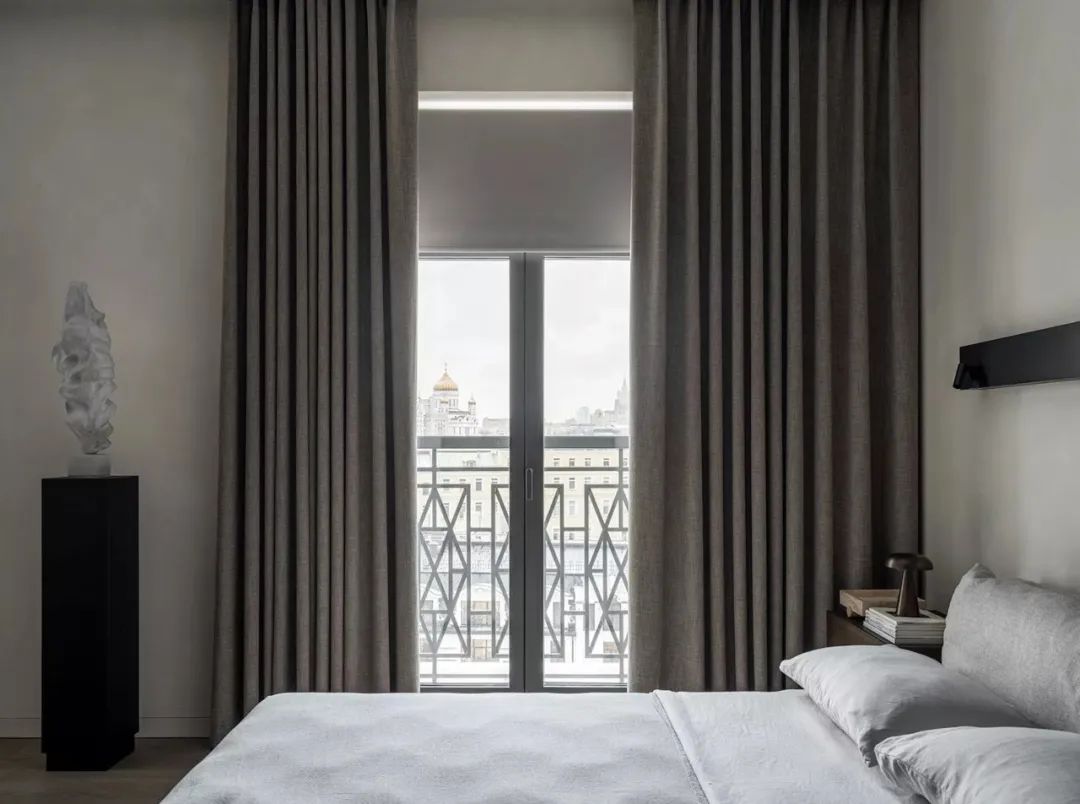 65㎡深色公寓设计丨Svetlana Herzen-20