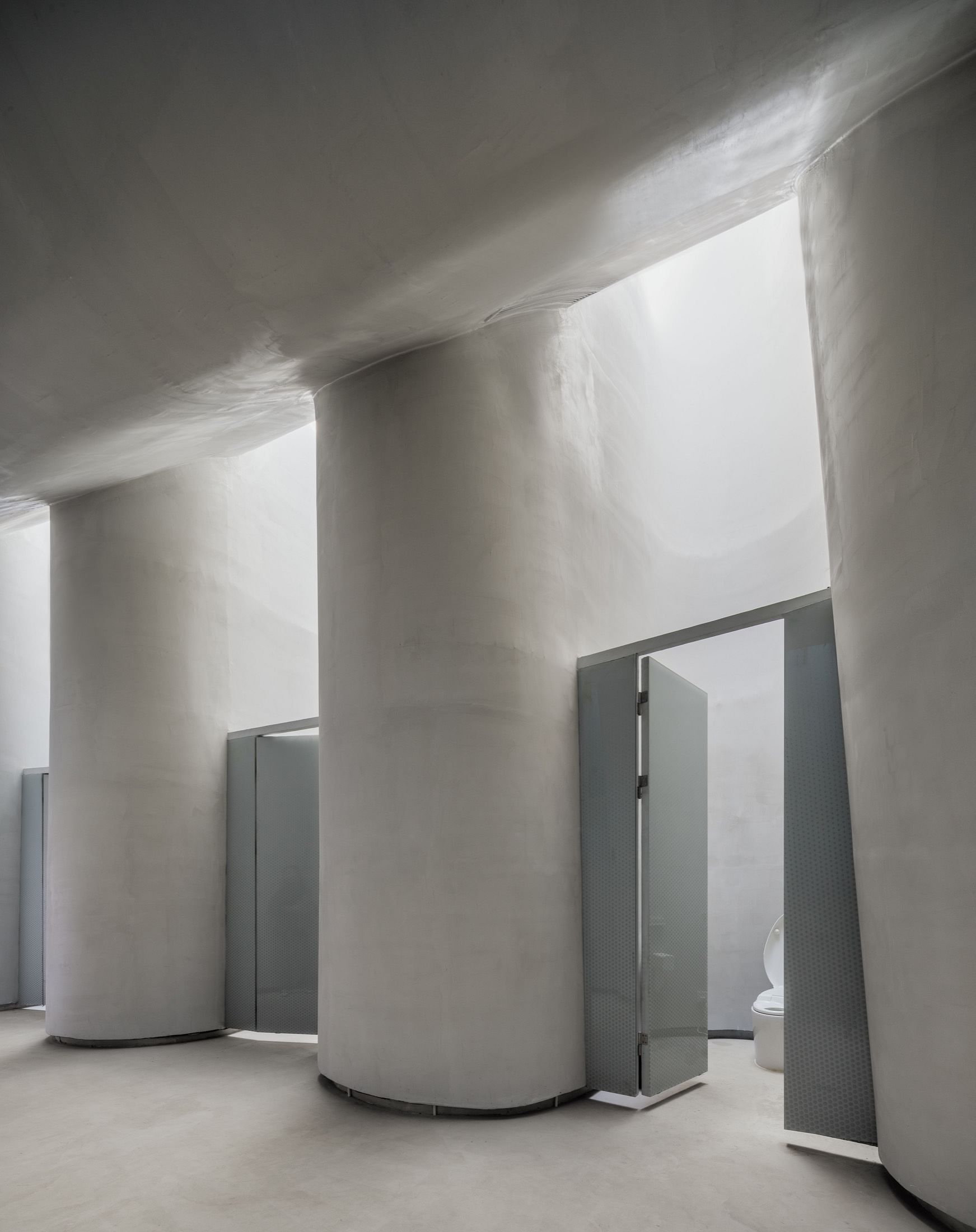 Amoeba Public Restroom（变形虫公共卫生间）丨中国北京丨People’s Architecture Office（PAO）-14