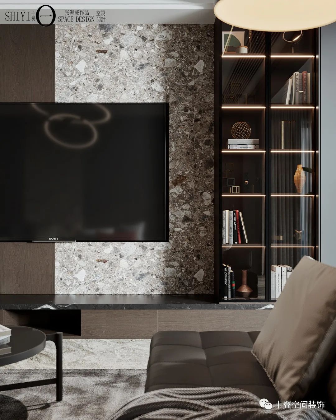 淳厚咖啡香 · 张海威的新中式设计魅力丨十翼空间装饰-20