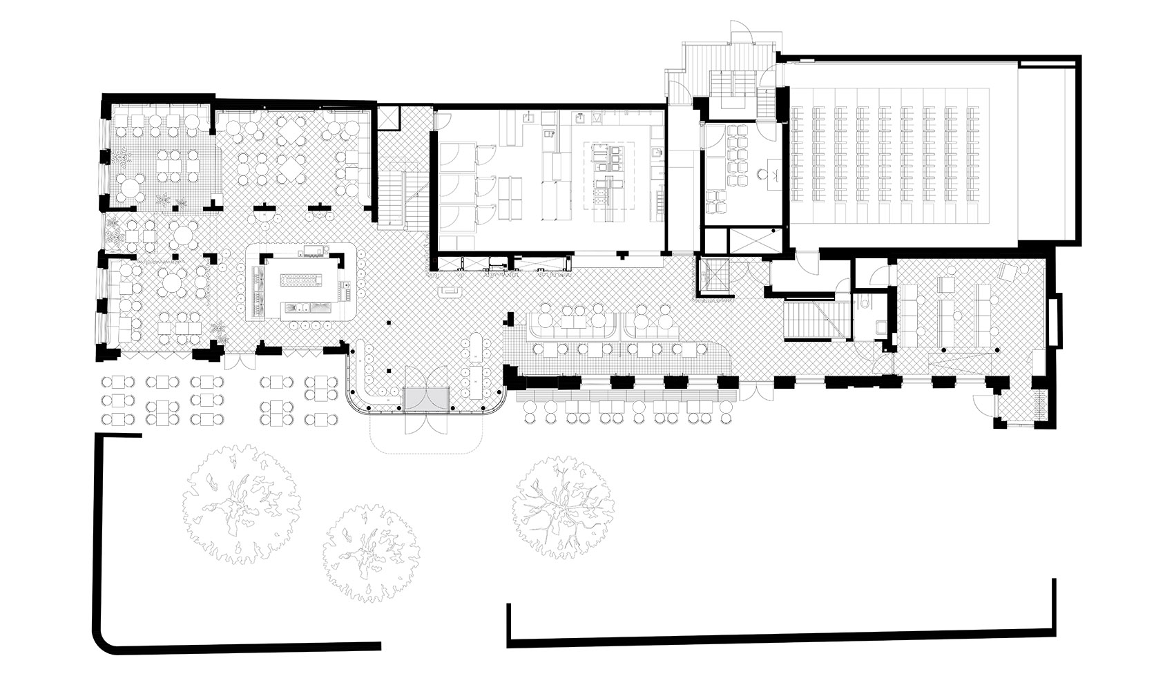 全天候法式小馆&影院丨荷兰多德雷赫特丨Studio Modijefsky-118