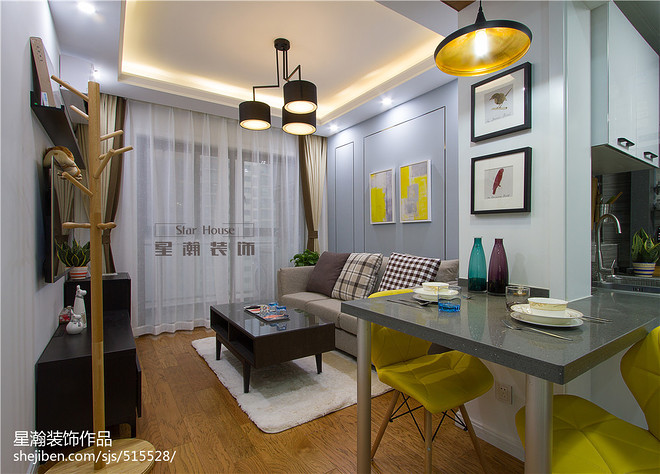 6万元一居45平米装修案例·森系文艺范·【花开荼蘼】-13